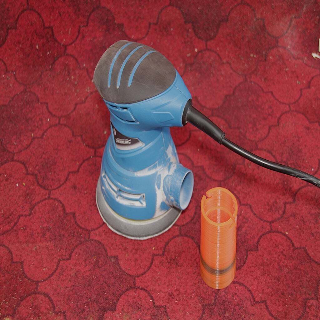 Free STL file Orbital Sander Vacuum Tube Adapter・3D print model to