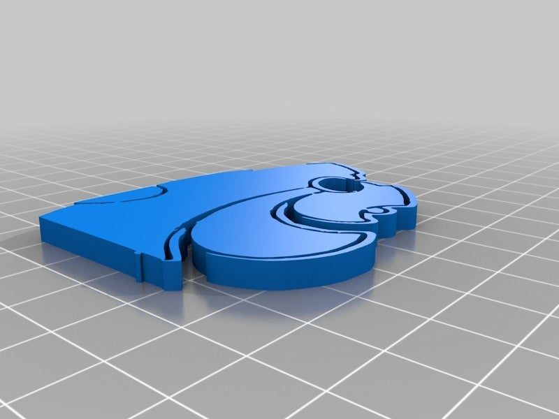 Free STL file Modern KSU Kansas State Logo・3D print object to download