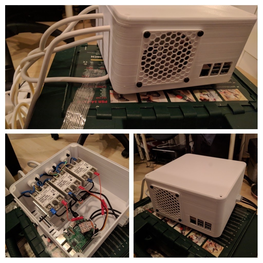 Free 3D file Box for RPi3 and 3 SSR・3D printer design to download・Cults