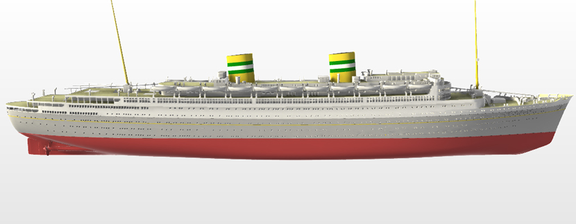 STL file SS Nieuw Amsterdam (1937) Ocean Liner 🌊・3D printer design to ...