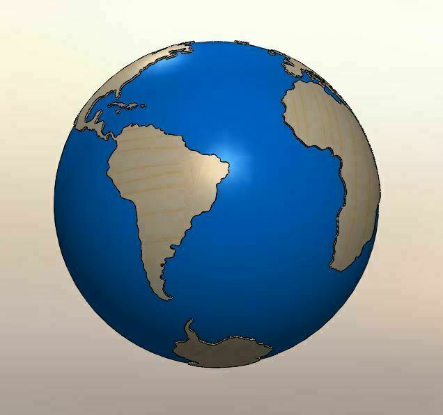 Globo Terr queo Mapa F sico Download Free 3D Model By 60 OFF