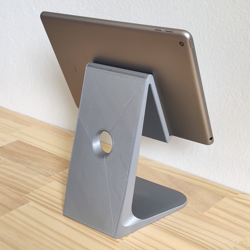 Download STL STAND / HOLDER / SUPPORT FOR TABLET / IPAD (EASY PRINT NO SUPPORT) ・ Cults