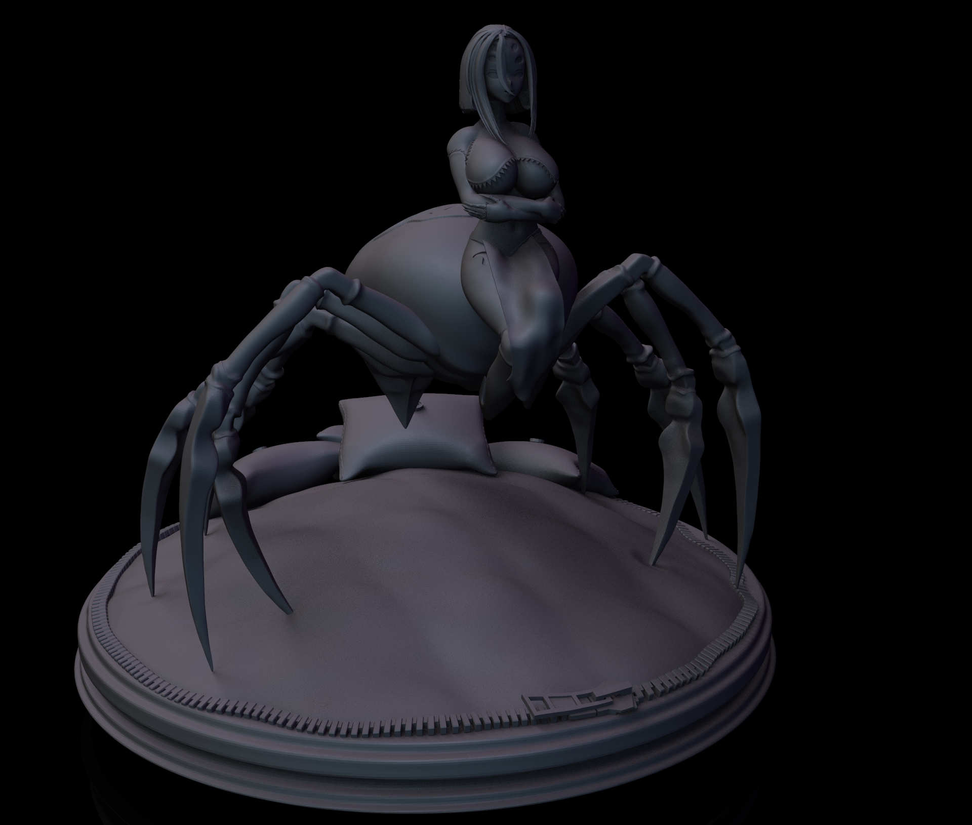 STL file Rachnera Arachnera Monster Musume no Iru Nichijou+hentai 👹・3D  printable model to download・Cults