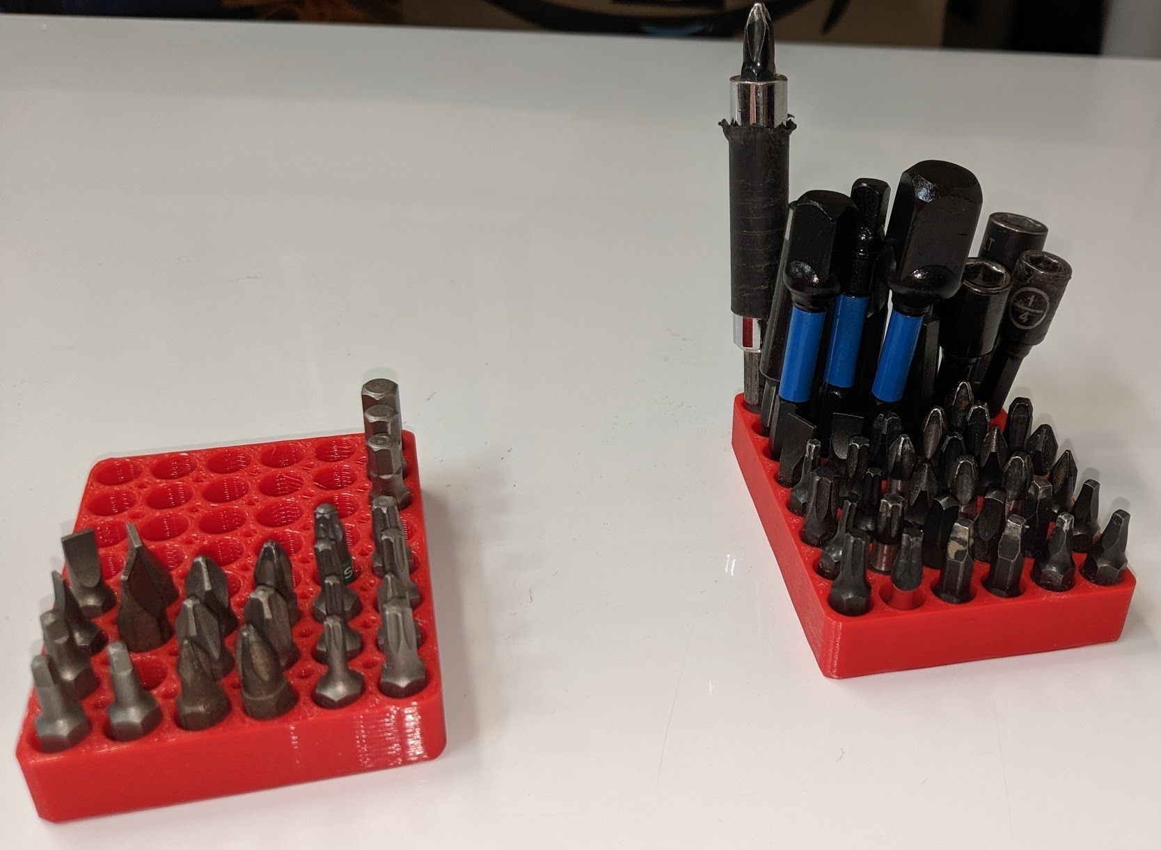 Free STL file Pegboard Tray for hex bit holder 🧰・3D printing idea to