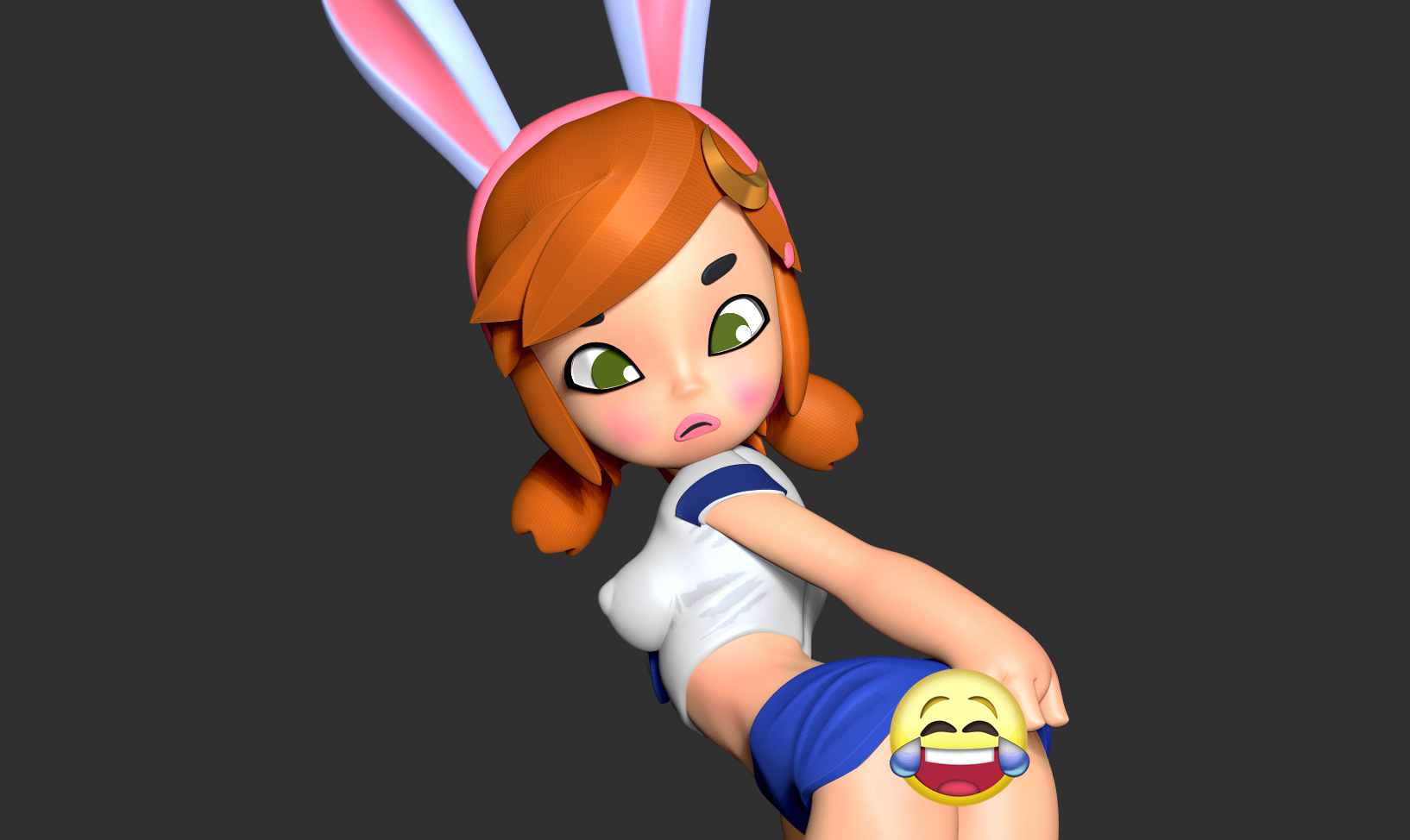 Close.jpg 3D file Poke Abby Fanart・3D printing idea to download.