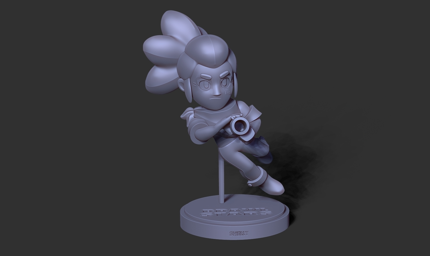 3d model brawl. Shelly 3d. shelly brawl stars render.