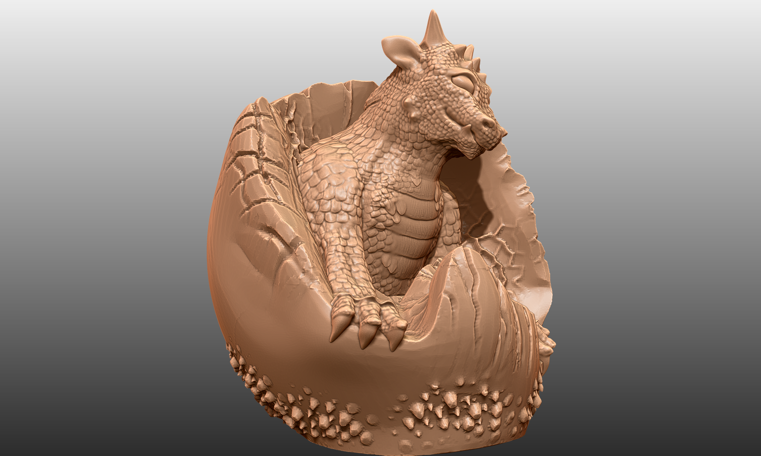 Free STL file Baby Dragon - Tabletop Miniature・3D print object to download・Cults