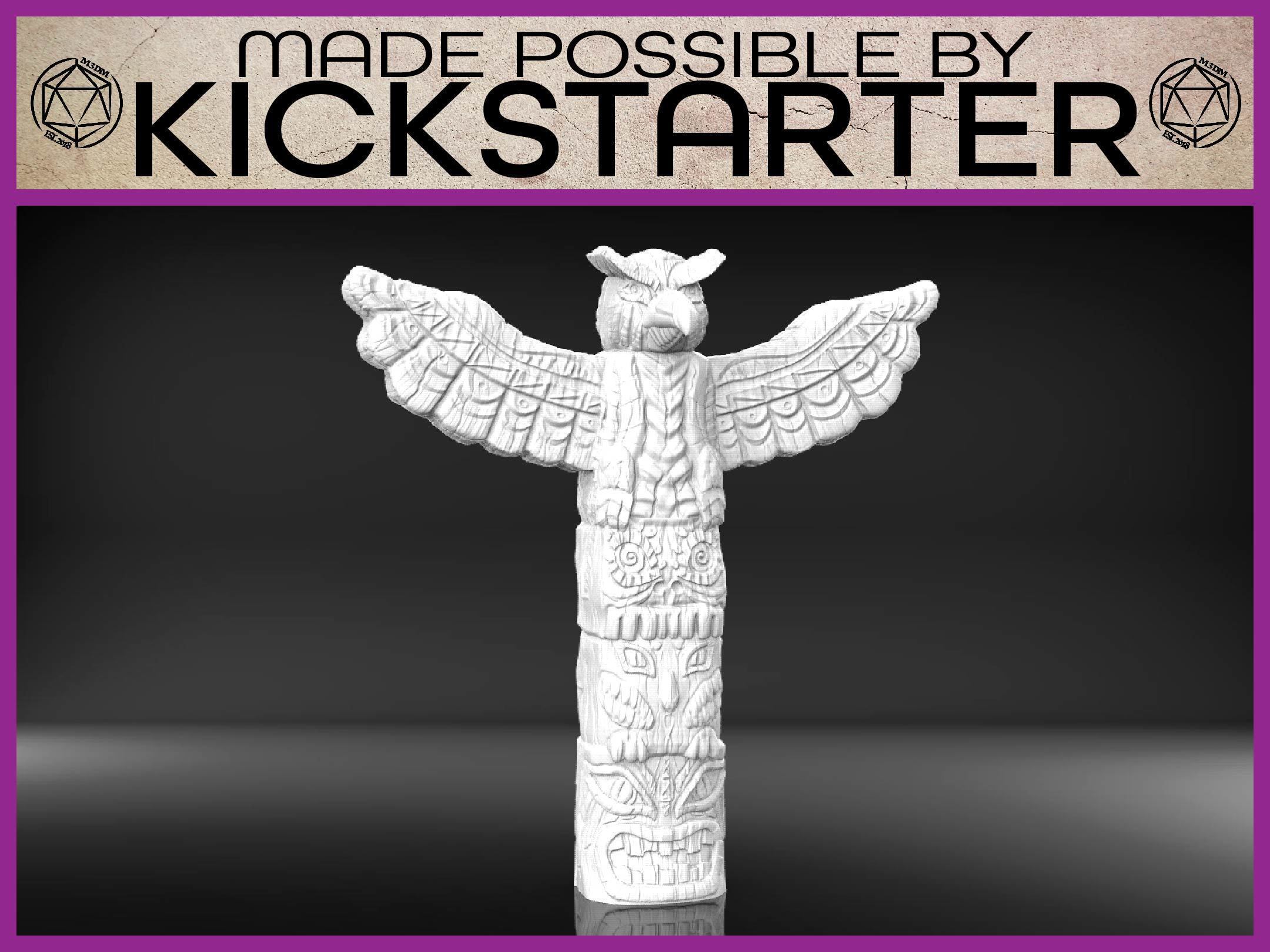 STL file Totem Pole - Tabletop Scatter Terrain・3D printing template to  download・Cults