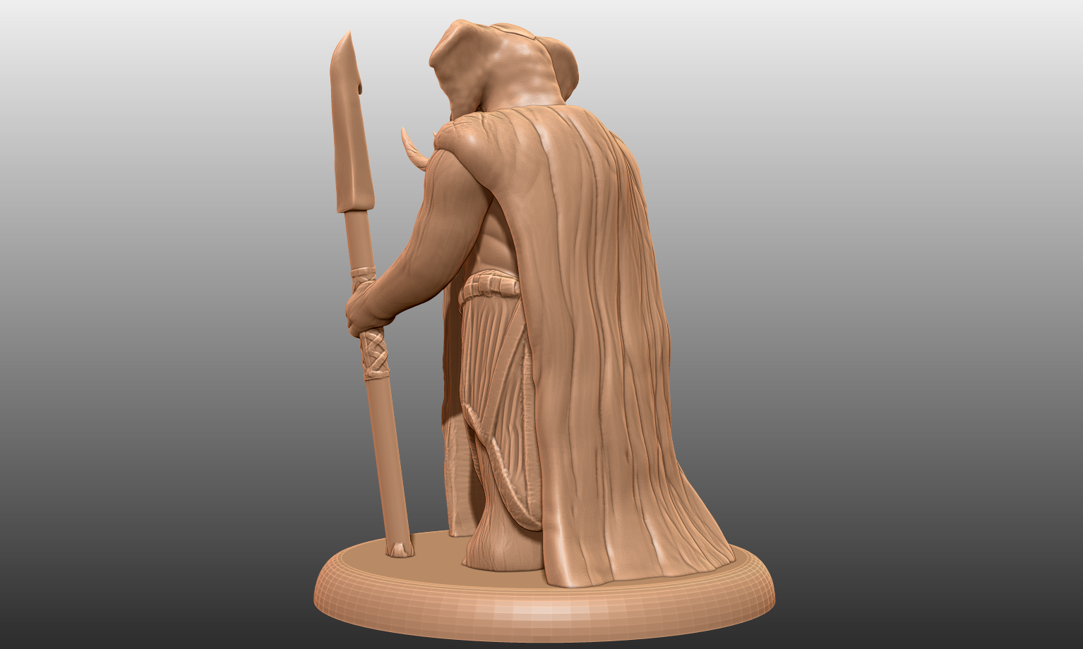 Free STL file Loxodon - Tabletop Miniature・3D printing idea to download ...