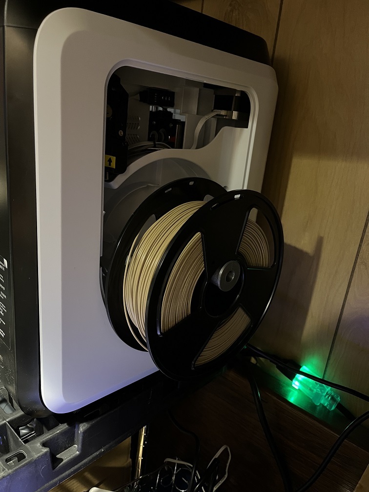 Free 3D file Spool Holder for Adventurer3/Voxel 🔧・3D printable model to ...