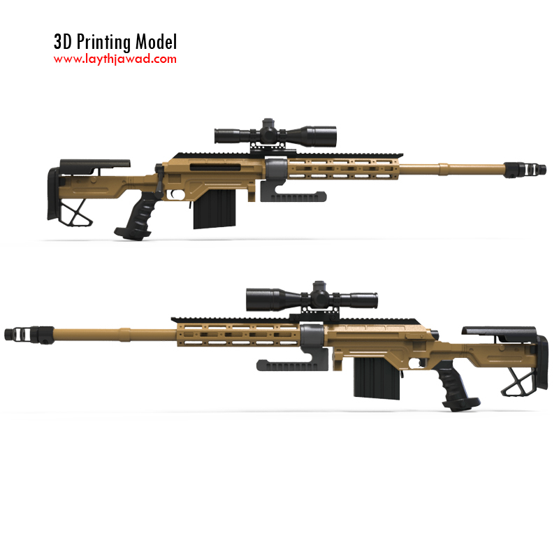OBJ file S-TAC Sniper・Design to download and 3D print・Cults