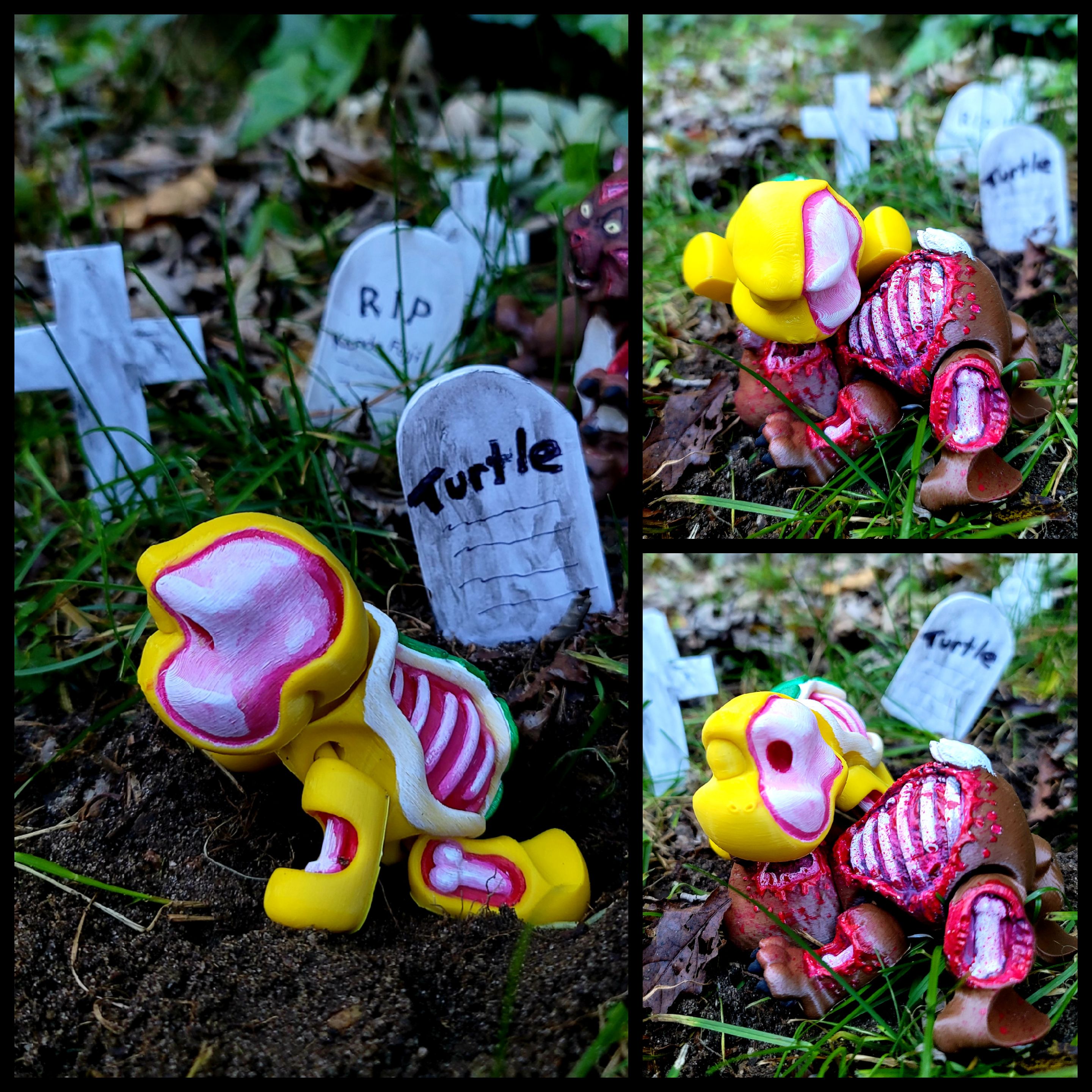 animaux zombies flexibles imprimable en 3D • Fabriqué avec une