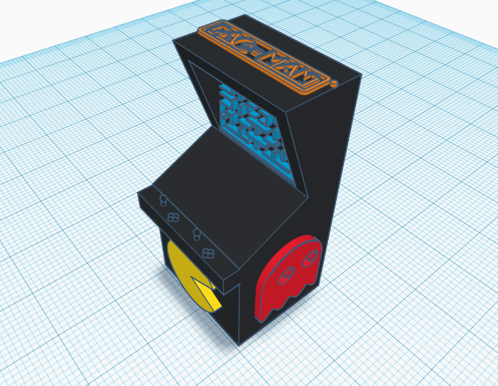 Free 3D file Pac-Man Arcade Machine - Pac-Man Arcade Bollard 🕹️・3D ...