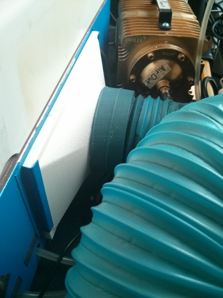 Free STL file 40W Laser Cutter Exhaust Adapter 👽・Object to download and