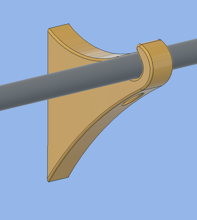 STL file curtain rod holder・3D printable model to download・Cults