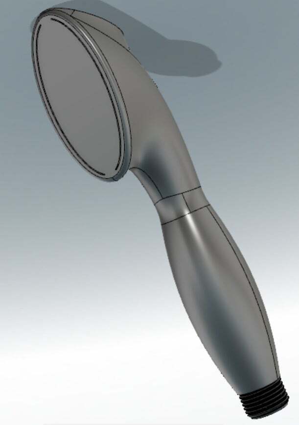 STL file Shower head futuristic・3D printing template to download・Cults