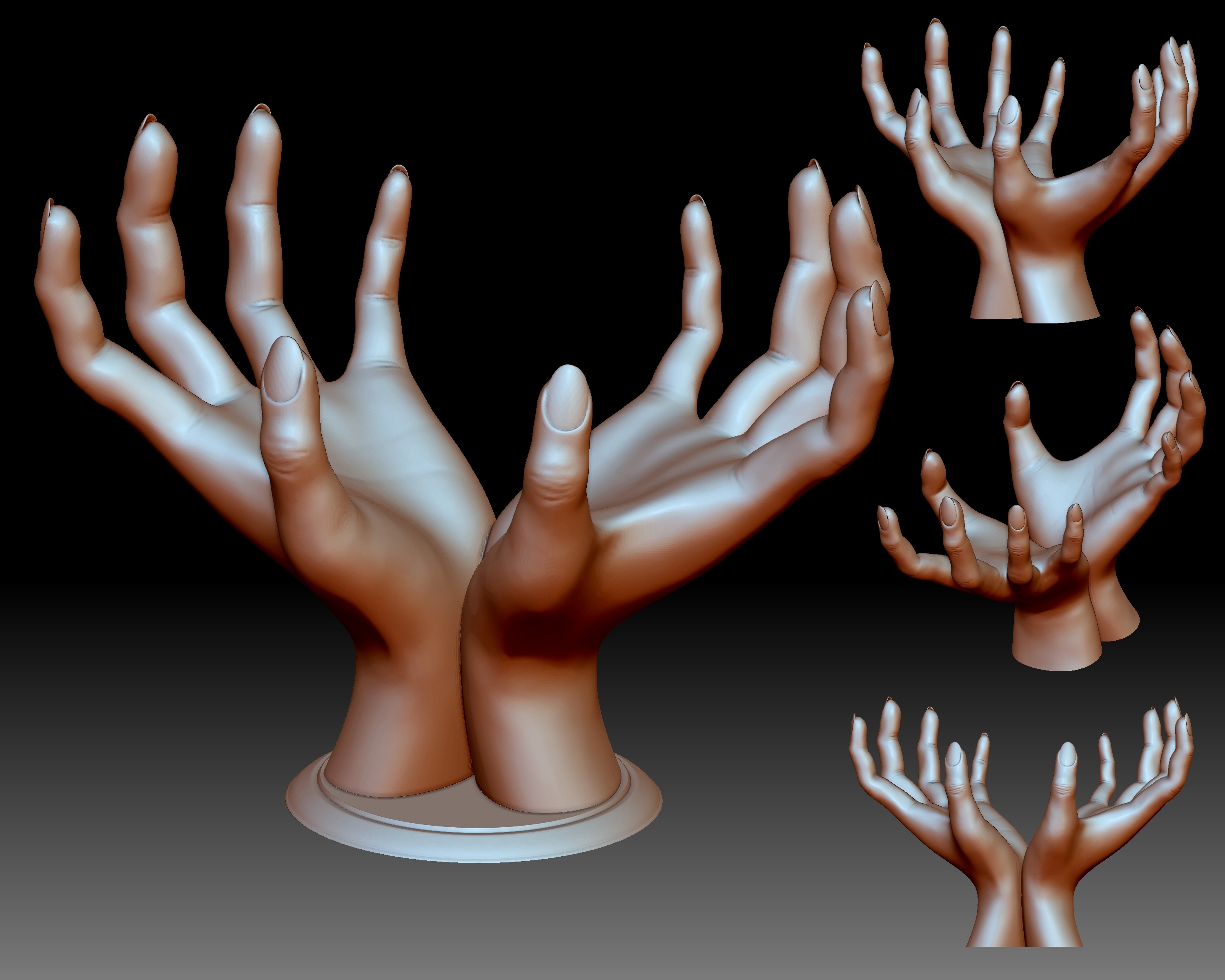 3D file Bowl hand 3D printable gift printing idea・3D printer model to download・Cults