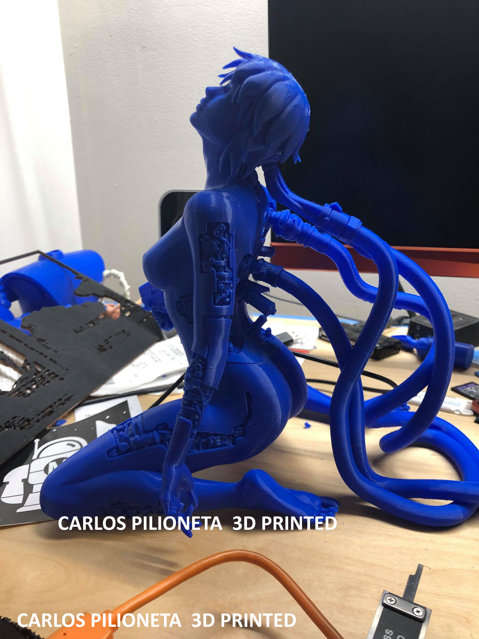 3d Printed Ghost In The Shell Made With Cr10 Cults