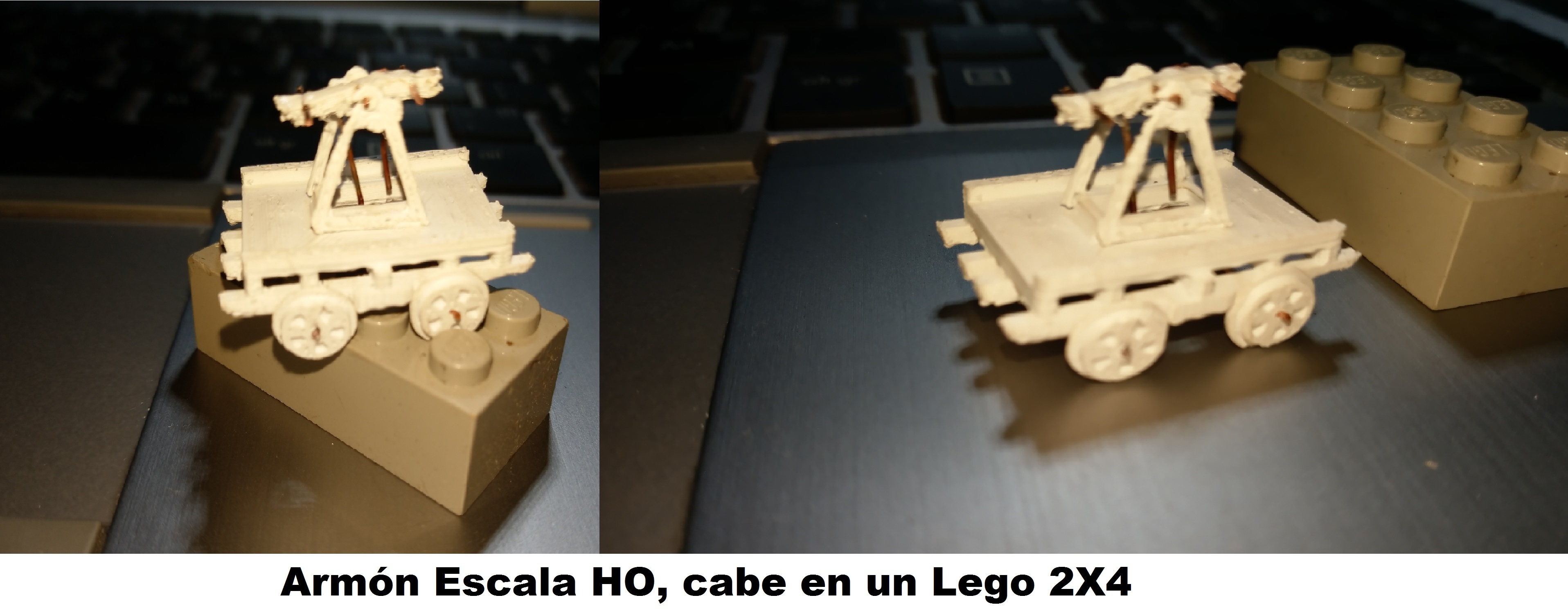 3D print HO Scale Hand Pump Car • made with A4・Cults