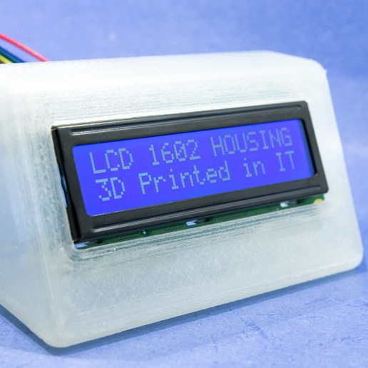 Download 3D printing files Hosing LCD 1602 16X2 - Arduino enclosure ...