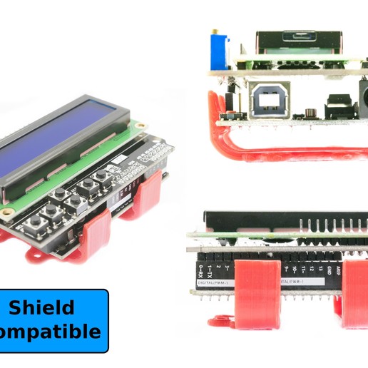 Arduino Clip Support Holder-case housing protection fixing fixing stand