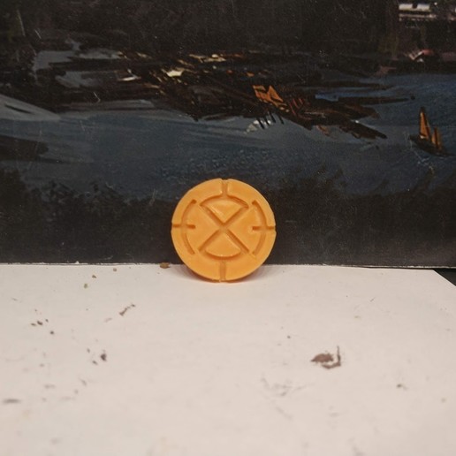 Download free STL file Tau markerlight token, 25mm • 3D printing model