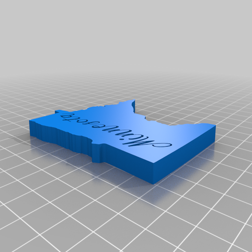 Free STL file Minnesota Magnets・3D printing model to download・Cults