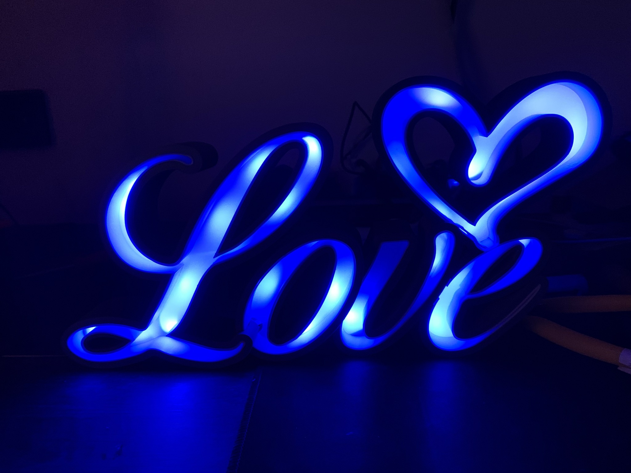 3D printing Led LOVE lettering • made with Anycubic Vyper・Cults