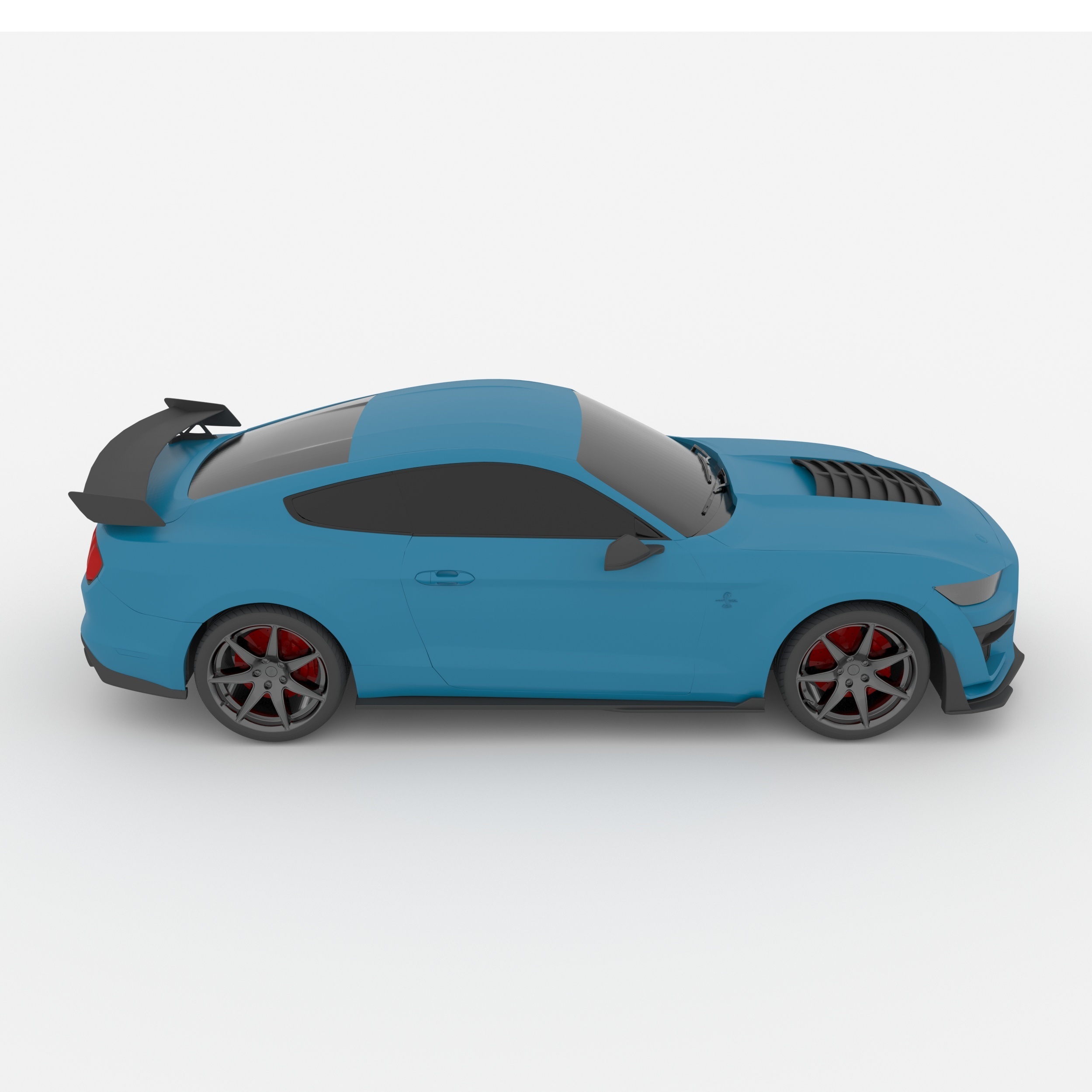 Fichier 3D gratuit Modèle 3D de la Ford Mustang Shelby GT500 2020 pour impression 🚙·Plan pour