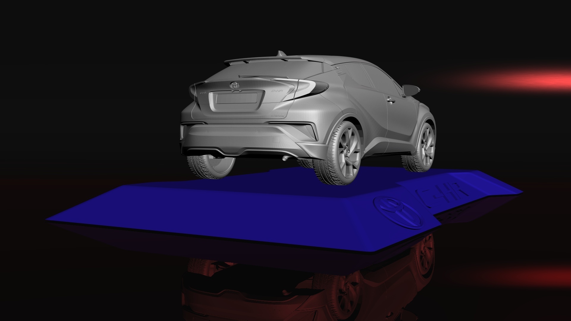 Free 3D file TOYOTA CHR 2017 3D MODEL FOR 3D PRINTING STL FILES 🚗・3D
