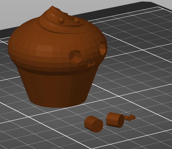STL file decorative muffin・3D printable design to download・Cults