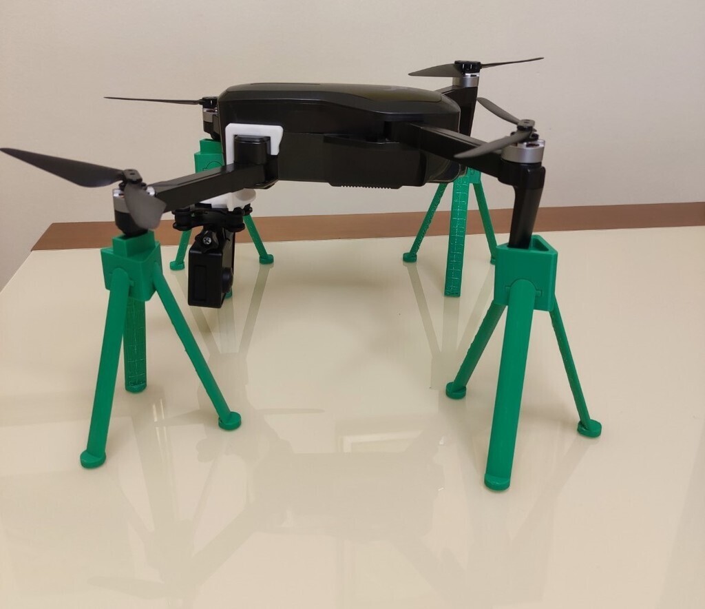 Free STL file Drone camera holder 2.0 + gimbal / holder drone camera 2.