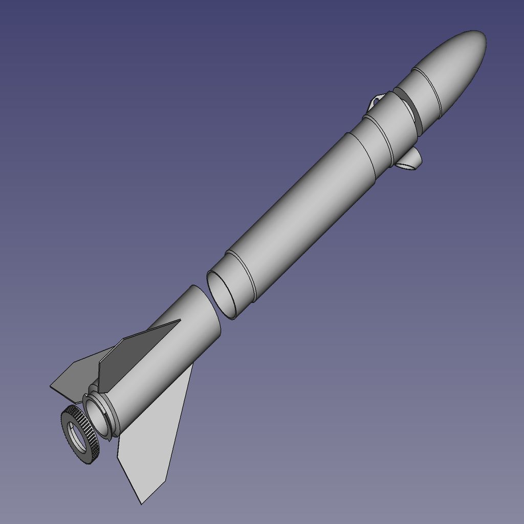 Free 3D file Modular Flyable Model Rocket 🚀・3D print design to download ...