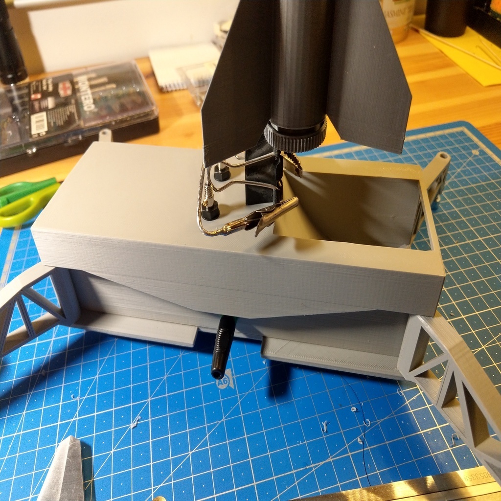 Free 3D file Model Rocket Launch Pad・3D printing idea to download・Cults