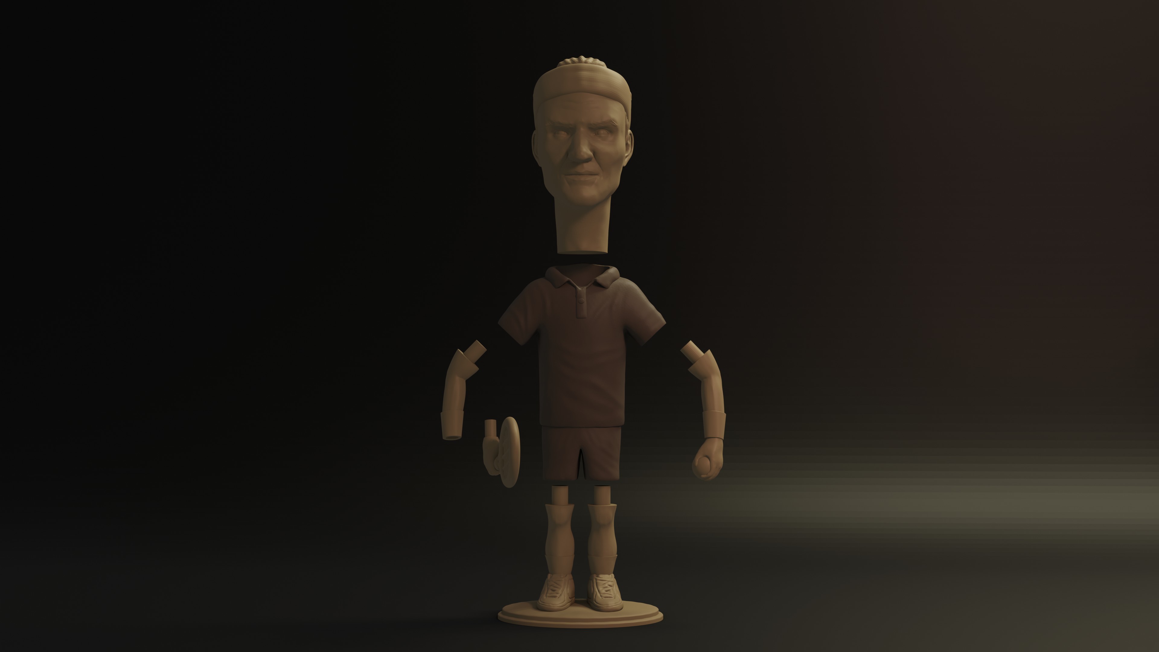 STL file FEDERER, NADAL AND DJOKOVIC・3D printing model to download・Cults