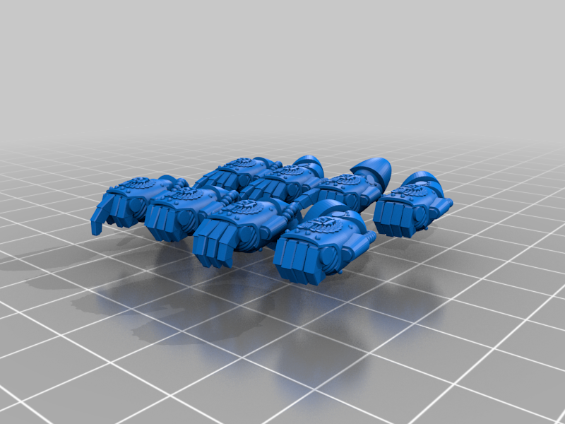 Free STL file Detailed Power Fists 🎲・Template to download and 3D print