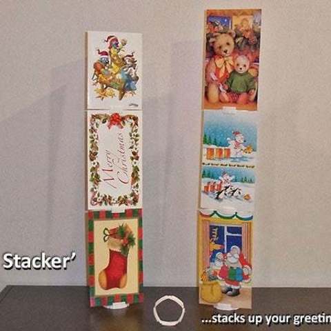 'Card Stacker'... stacks your greeting cards!