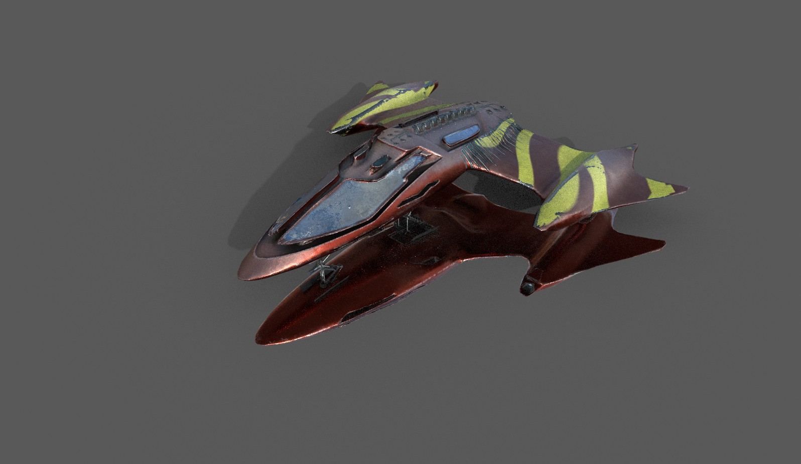 STL file spaceship・3D print model to download・Cults