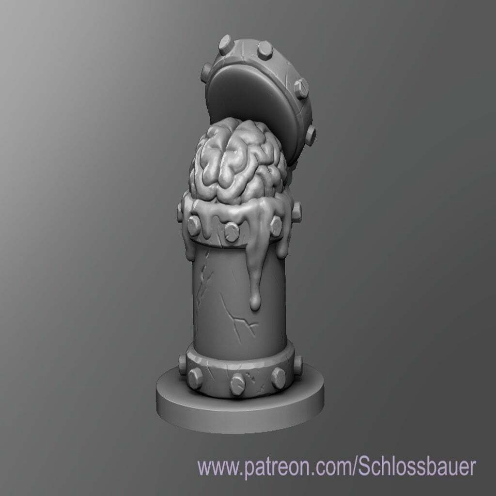 Free STL file Brain in a Jar 🧠・3D printable model to download・Cults