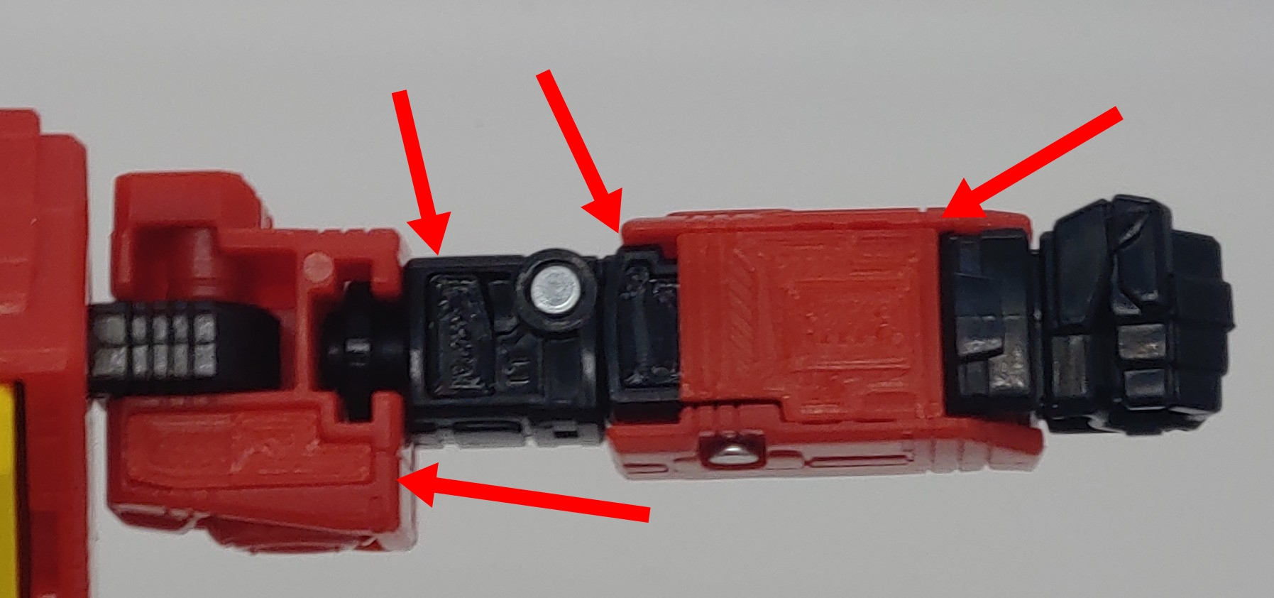 3D DIY Arm Cover Upgrade Kit For Legacy Eject & Rewind Blaster - Transformers Kingdom Series 6 thumbnail image
