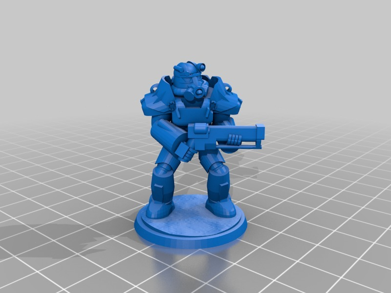 Free 3D file Fallout-Inspired Power Armor Zeerust Retrofuturistic 28mm ...