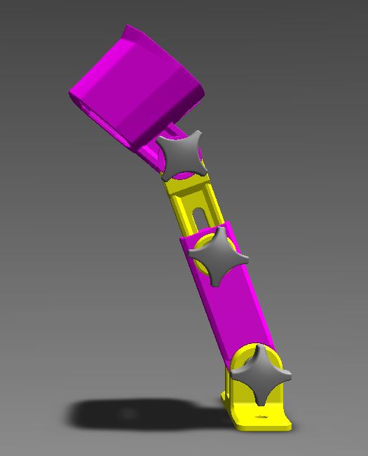 STL file BARCODE ZEBRA SCANNER STAND HOLDER 🦓・3D print design to