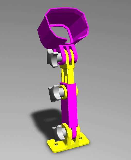 STL file BARCODE ZEBRA SCANNER STAND HOLDER 🦓・3D print design to