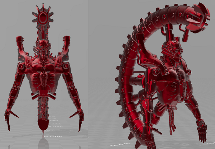Free STL file cyber god for space zombies 🛰・3D print object to download ...