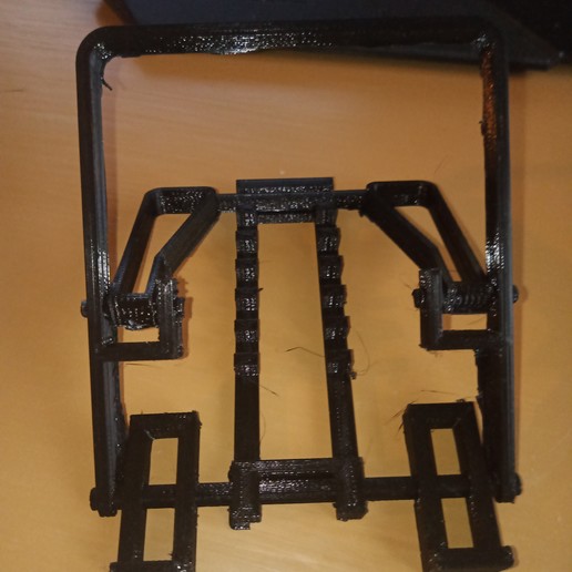 Download STL file universal phone holder Onepiece printing mechanism Holder Kitchen Table