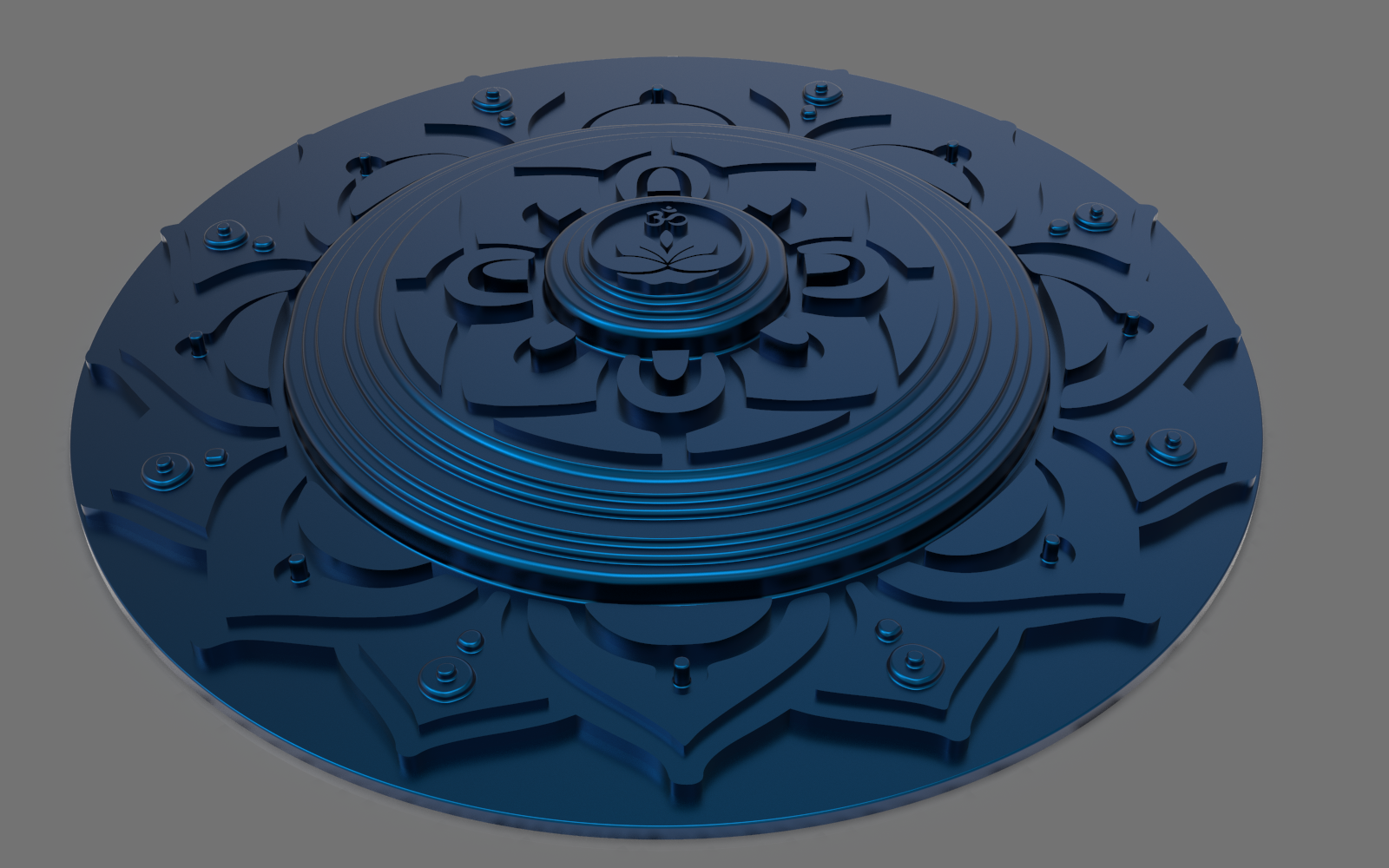 Free STL file Mandala_1 🎨・3D printable object to download・Cults