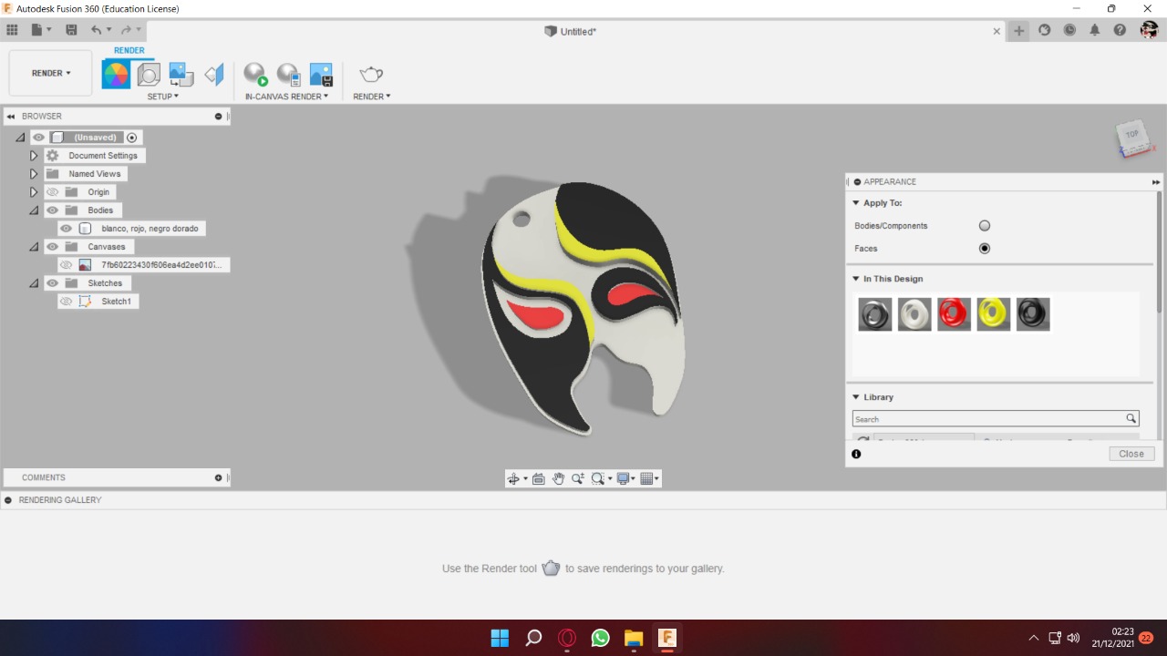 STL file Bj alex mask keychain optimized for 4-color printing 🗝️・3D  printer design to download・Cults
