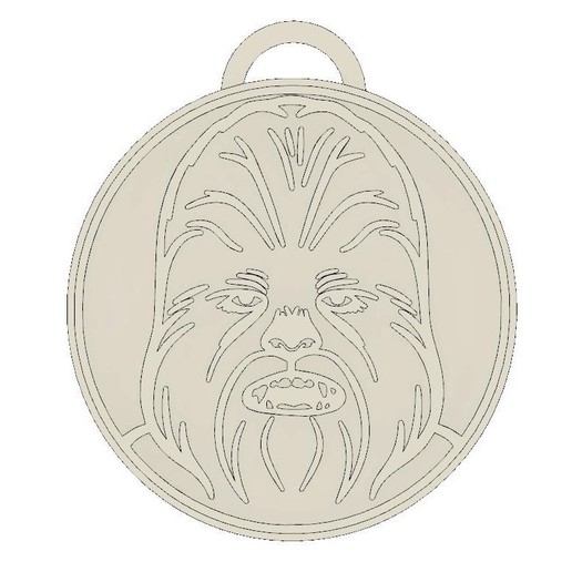 CHEWBACCA STAR WARS KEYCHAIN