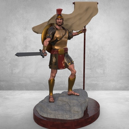 Download OBJ file Captain Moroni • Model to 3D print ・ Cults