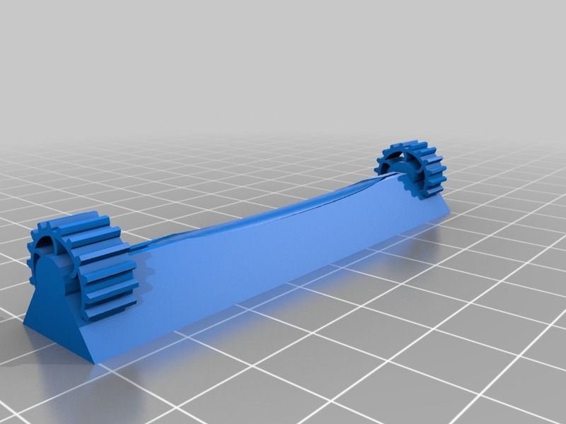 Free 3D file Simple Card holder (geared for deco)・3D printing idea to